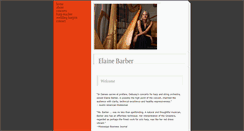 Desktop Screenshot of elainebarber.com