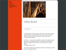 Tablet Screenshot of elainebarber.com